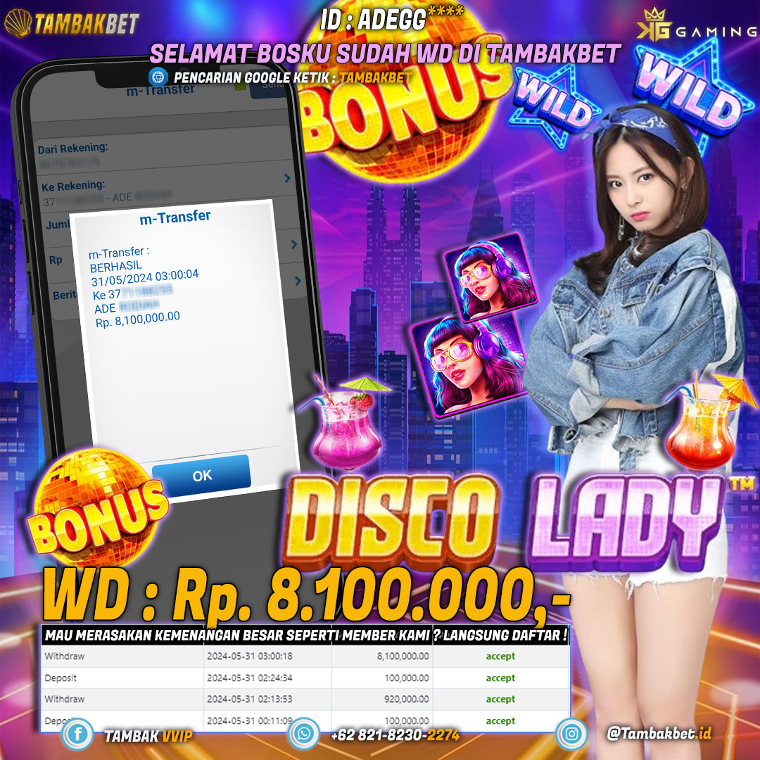 KEMENANGAN BESAR DISCO LADY