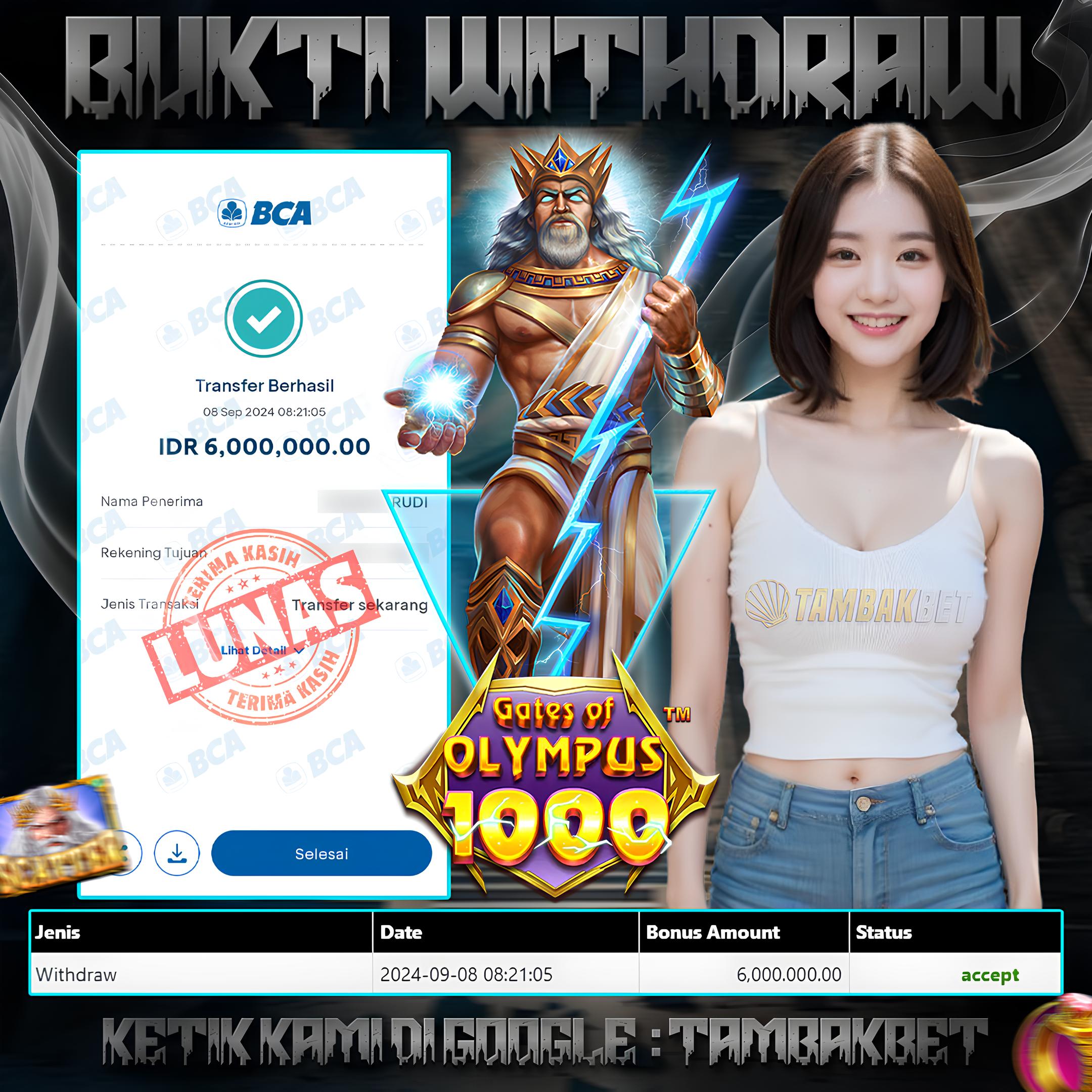 BUKTI JACKPOT SLOT TAMBAKBET